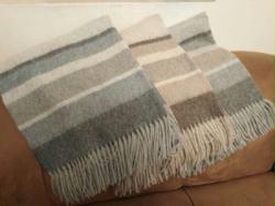 ALPACA THROW WITH STRIPES-3PACK